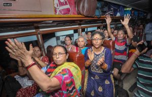Jammu and Kashmir Lieutenant Governor Manoj Sinha flagged off the first batch of pilgrims for the annual Amarnath Yatra from the Bhagwati Nagar base camp in the Jammu city for their onward journey to the Pahalgam and Baltal base camps in Kashmir