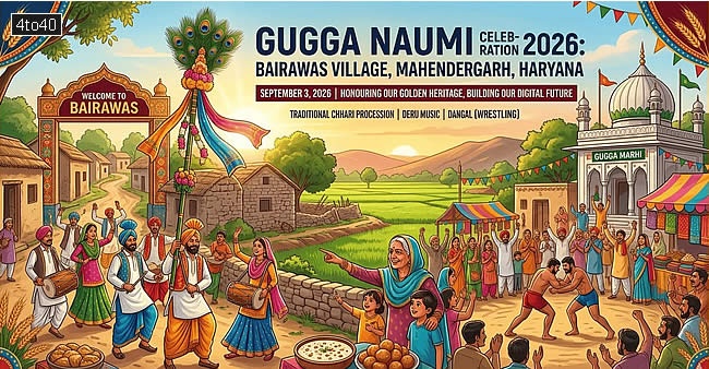 Join the Bairawas village Gugga Naumi festival