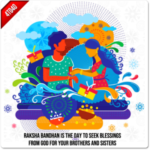 Raksha Bandhan is the day to seek blessings from God for your brothers and sisters