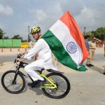 Union Minister G Kishan Reddy flagged of a 'Har Ghar Tiranga Bike Rally' in the National Capital