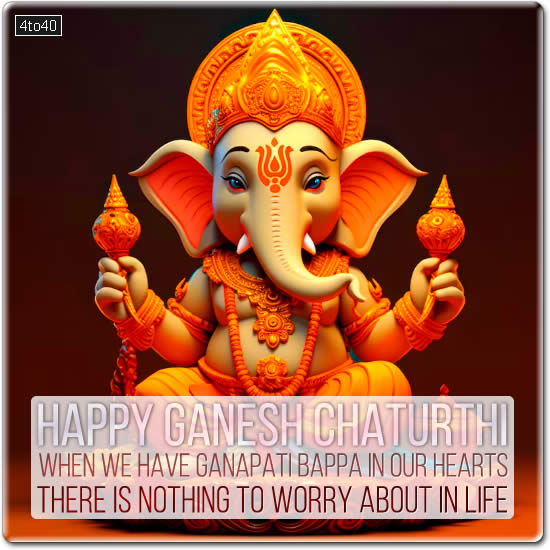 When we have Ganapati Bappa in our hearts