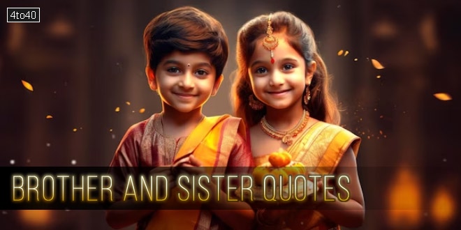 Brother and Sister Quotes in English For Students and Children
