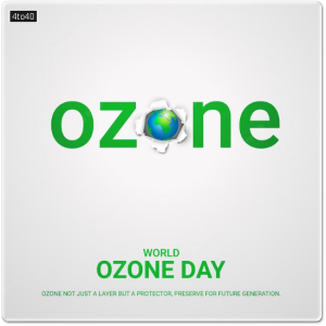 International ozone day greeting card