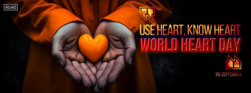 User Heart - Know Heart - World Heart Day Banner Poster