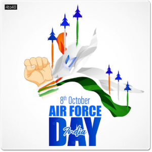Indian Air Force Day Greeting Card
