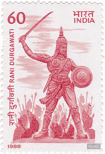 Rani Durgavati Postal Stamp