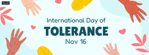 International day for Tolerance Facebook header cover