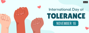 International day for tolerance horizontal Facebook banner