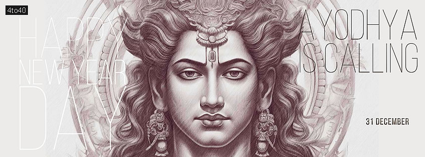 Ayodhya is calling you see your Lord Rama Facebook Banner