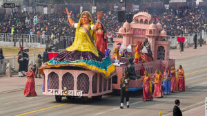 This Republic Day, tableaux have been created to showcase the theme of 'women empowerment,' highlighting the progress and accomplishments of women in diverse fields.