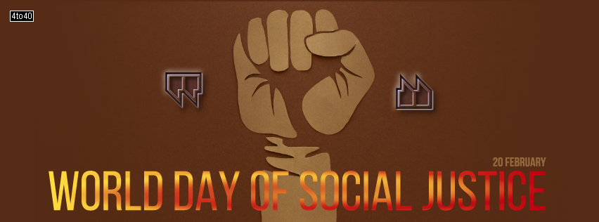 World day of Social Justice facebook cover