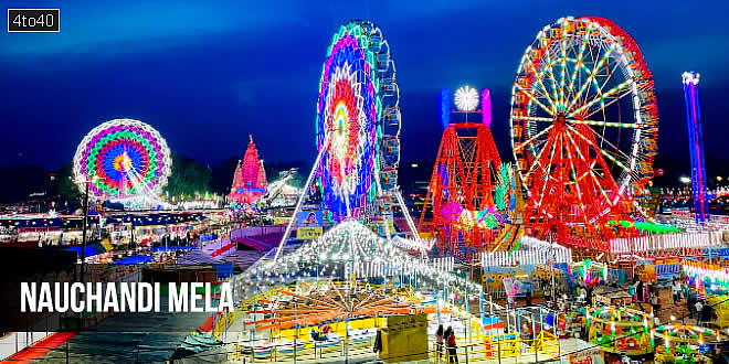 Nauchandi Fair (Nauchandi Mela) is a famous annual, month-long, historic fair held in Meerut, Uttar Pradesh