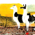 Llamas are kept by the Peruvian peasants