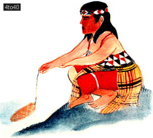 Maori women often use hot water springs for cooking