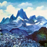 The jagged peaks of the Mount Fitz Roy were shaped by the pressure of huge glaciers