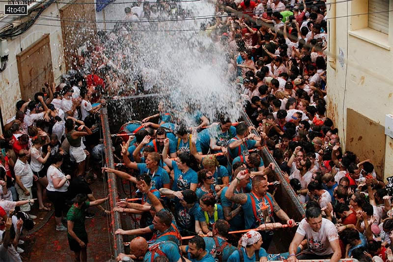 La Tomatina is a food fight festival held on the last Wednesday of August each year