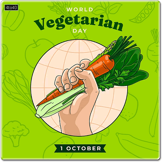 World Vegetarian Day Digital Greeting Card