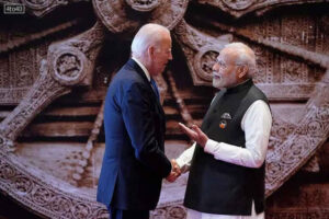 PM Narendra Modi Welcomes US President Joe Biden At G20 Summit Venue