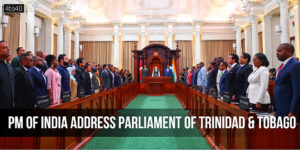 PM of India address Parliament of Trinidad & Tobago