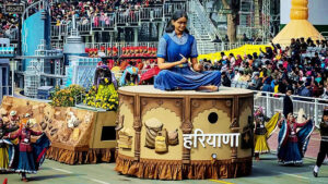 Haryana's tableau will display how women in their state are empowered through the government program 'Mera Parivar - Meri Pehchan'.