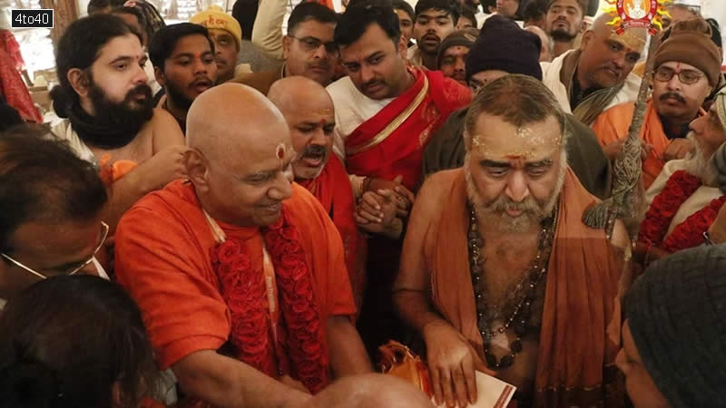 Jagadguru Shankaracharya of Kanchi Kamakoti Peetham, Shri Jayendra Saraswati ji Maharaj, has arrived in Ayodhya