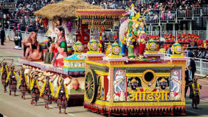 Odisha's tableau will display women's involvement in handicrafts and handloom sectors.