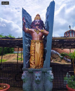 Narasimha: sometimes rendered Narasingha, is the fourth avatar of the Hindu god Vishnu