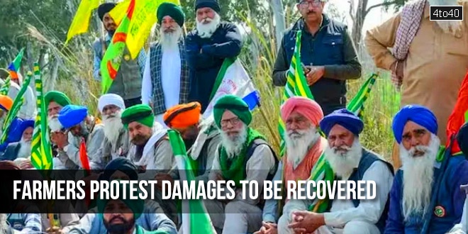 Farmers Protest damages to be recovered from 'farmer leaders'