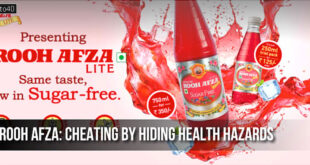 Halala of halal-certified product 'Rooh Afza'