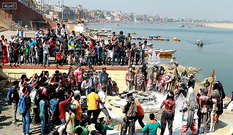 Masan Holi is organised to mark Rangbhari Ekadashi