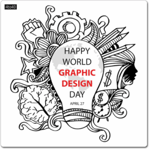 Happy World Graphic Design Day Greeting Card