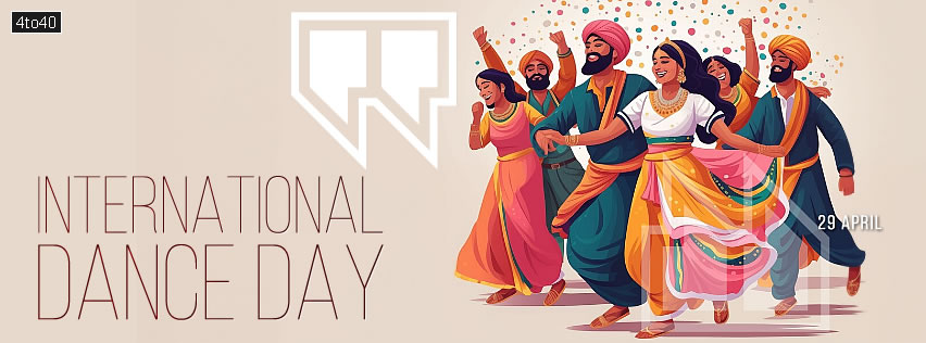 International Dance Day Facebook Cover Banner Poster
