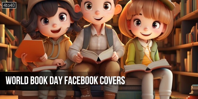 World Book Day Facebook Covers, Banners & Posters for Students