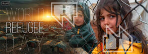 Solidarity with Refugees - World Refugee Day Facebook Banner
