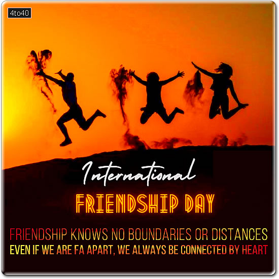 Friendship knows no boundaries or distances Friendship Day Greeting Card