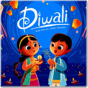 Diwali Festival Digital Greeting For Social Media