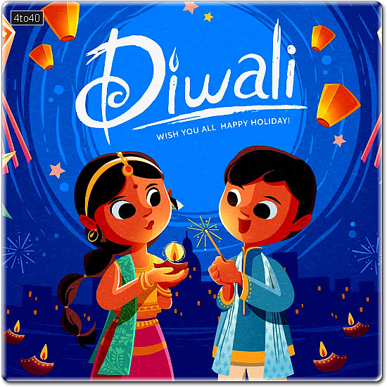 Diwali Festival Digital Greeting For Social Media