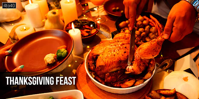 Thanksgiving Feast: Traditional Turkey Day Meal