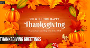Thanksgiving Greetings: Happy Turkey Day Wishes for Family & Friends