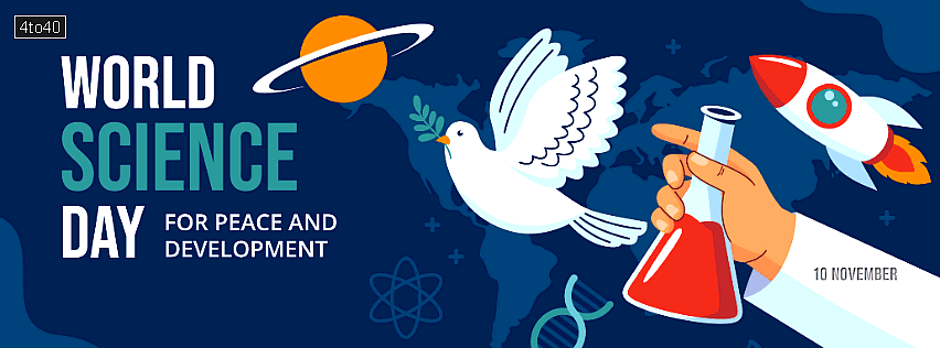 World Science Day for Peace and Development Poster For Social Media