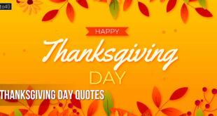 Thanksgiving Day Quotes In English For Students and Children