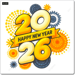 Happy New Year 2026 Celebration Digital Greeting Card