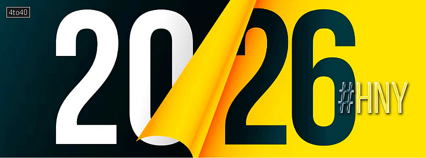 Paper curl style 2026 New Year Banner Poster for Social Media