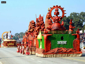 Assam State 2026 Republic Day Tableaux - Theme: Asharikandi – Terracotta Craft Village of Assam