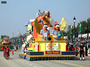 Deptt of School Education & Literacy 2026 Republic Day Tableaux - Theme: National Education Policy 2020: Rocketing Indian School Education on the Path to Viksit Bharat