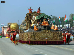 Ministry of Information & Broadcasting 2026 Republic Day Tableaux - Theme: Bharat Gatha: Shruti, Kriti, Drishti