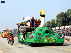 Nagaland State 2026 Republic Day Tableaux - Theme: The Hornbill Festival – Celebrating Culture, Tourism & Self-Reliance