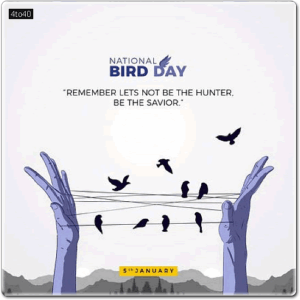 Nature lovers, bird lovers, and bird watchers across the country annually recognize National Bird Day on January 5th