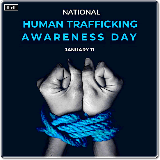 National Human Trafficking Awareness Day Social Media Message Card