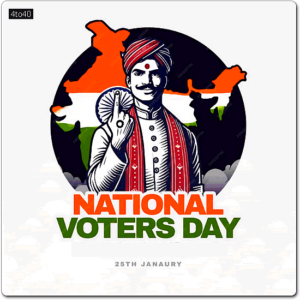 National Voters Day - 25 January Digital Greeting Card